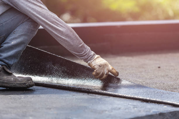 Professional Basement Waterproofing technician working in Gratiot, OH
